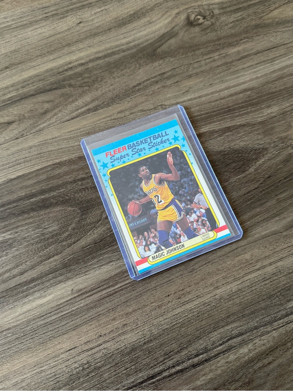 Magic Johnson Fleer Basketball Sticker